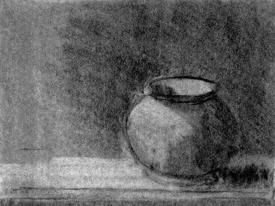 Still Life with Ceramic Pot