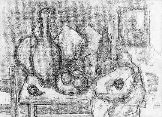 Imaginary Still Life (after Cezanne)