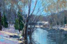 Winter River at Delta Mills